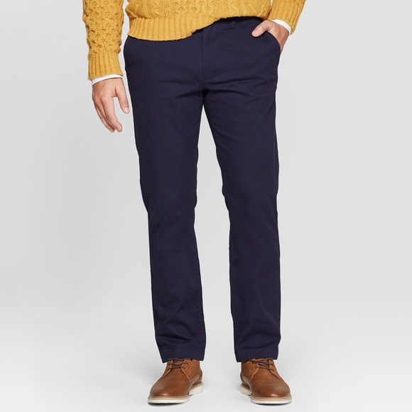 Goodfellow & Co Other - Goodfellow & Company Athletic Fit Chino Pants Navy